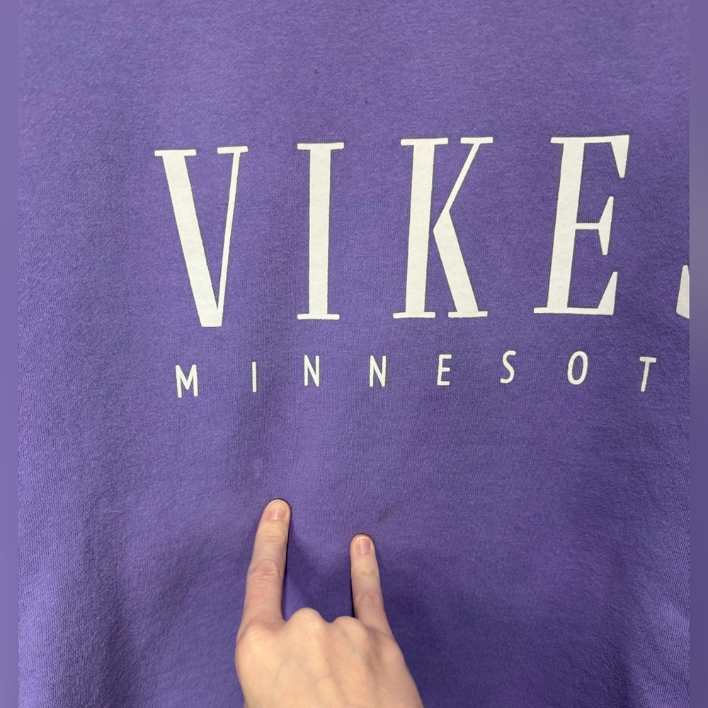 Minnesota Vikings Crewneck Sweatshirt - Size XXL - Picture 4 of 5